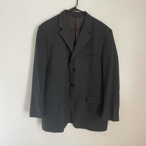 Brooks Brothers 1818 Makers Brooksease Blazer 44L Gray Wool Coat USA Union